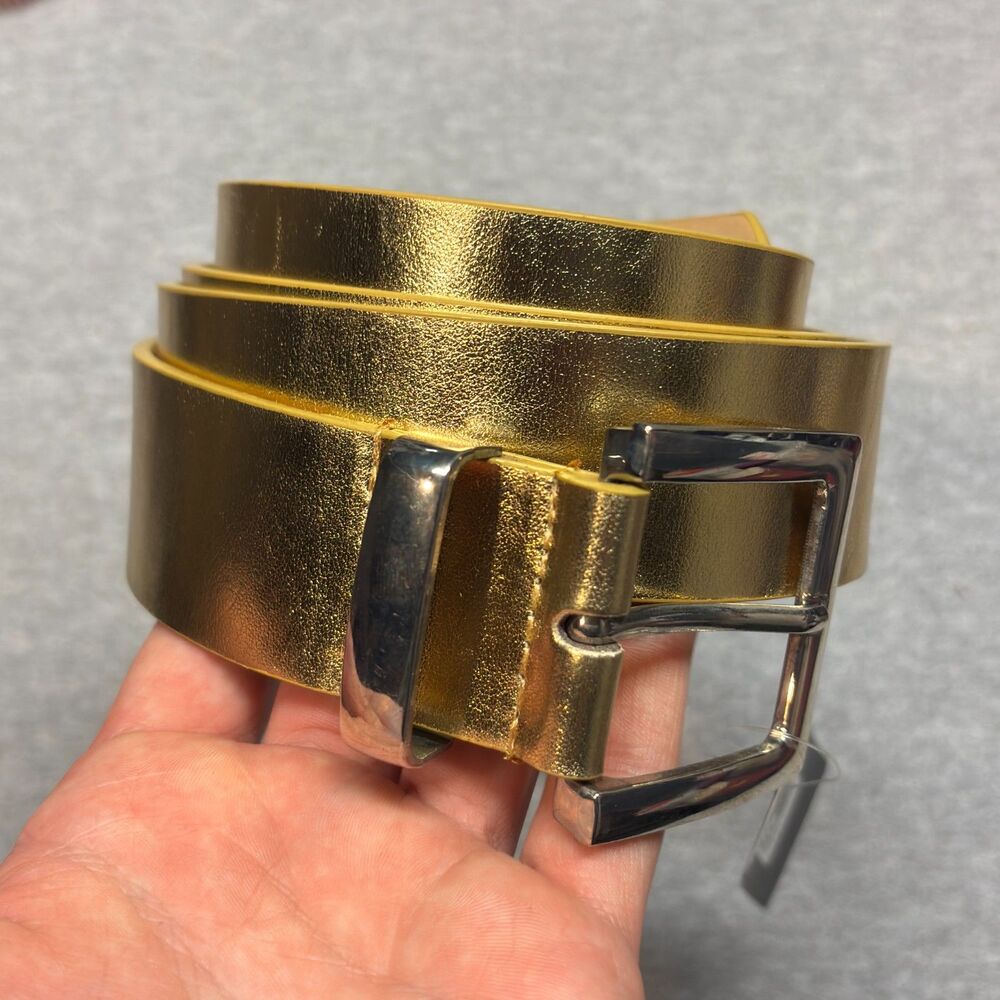 NWT Gold Textured Ruffled Belt 2XL - Picture 9 of 10